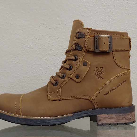 Mens Alamo Rustic Honey Boot main image 7